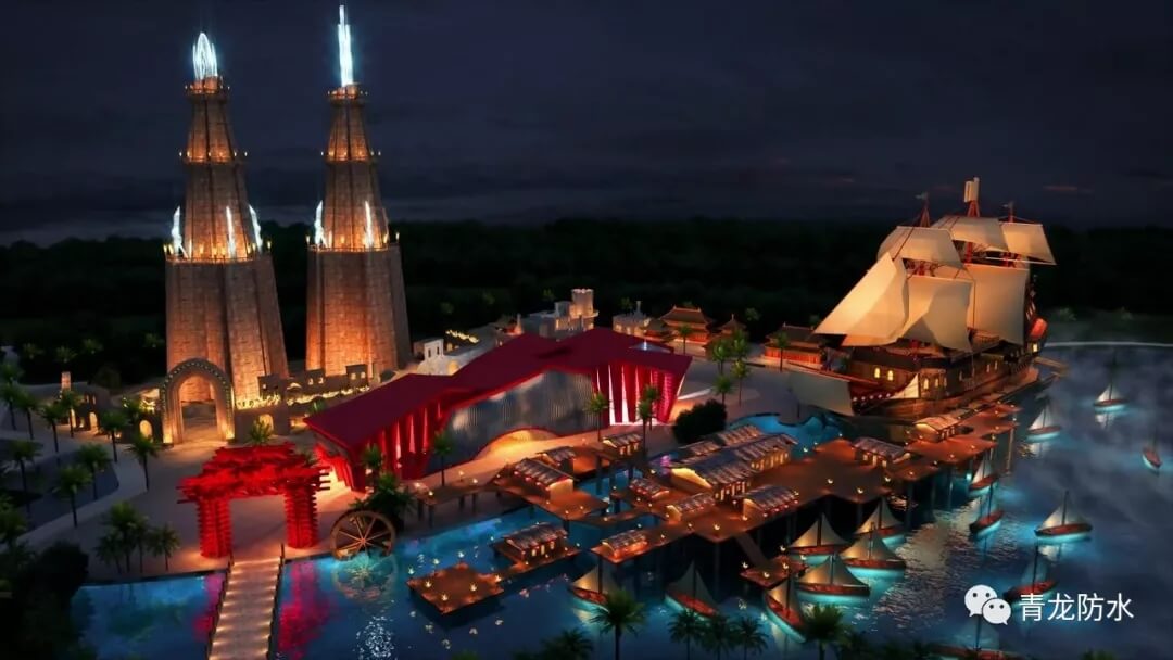 Hainan Changying "Universal 100" theme park (waterproof, GRC)