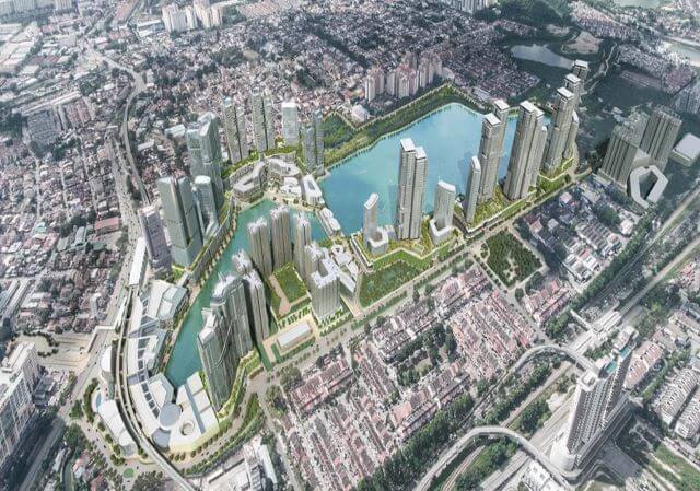 An artist impression of Lake City @ KL North