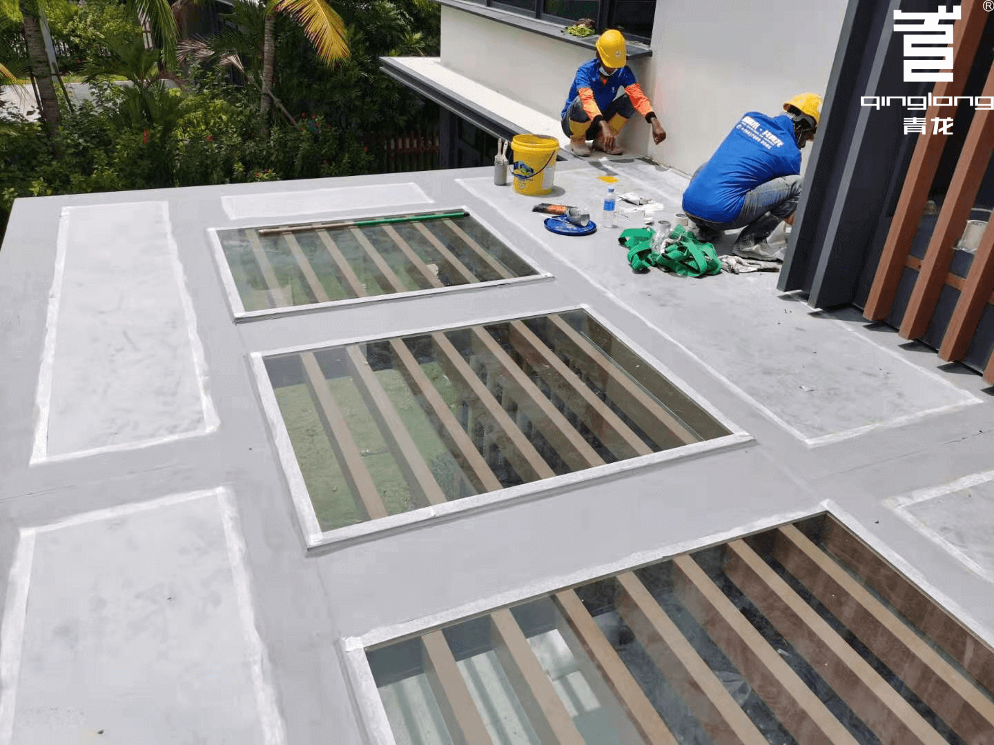 Rooftop leaking qinglong waterproofing